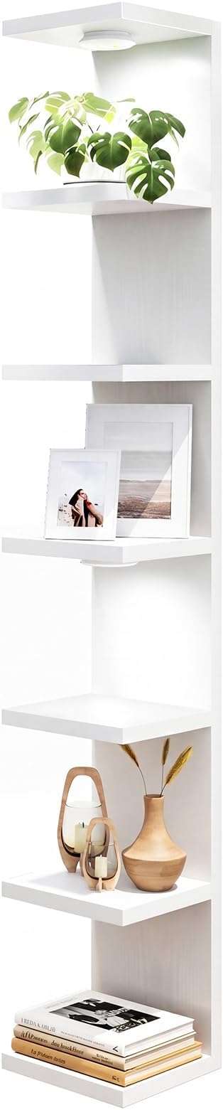 Fixwal Wall Decor 7 Tier Wall Shelf Unit Floating Shelves by Fixwal