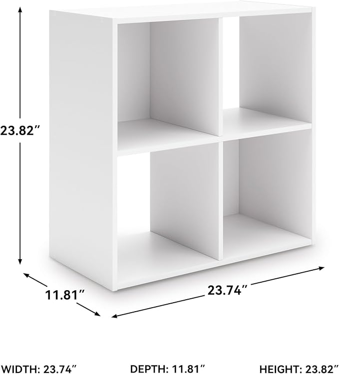Signature Design by Ashley Onita Contemporary 4 Cube Organizer - Image 3
