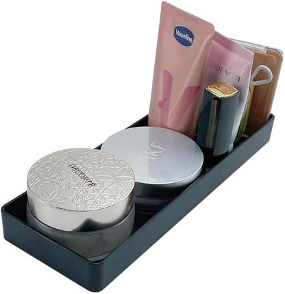 Amazon Basics Rectangular Plastic Desk Organizer, Half Accessory Tray - Image 7
