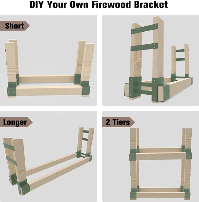 Outdoor Firewood Rack Bracket Kit - Image 7