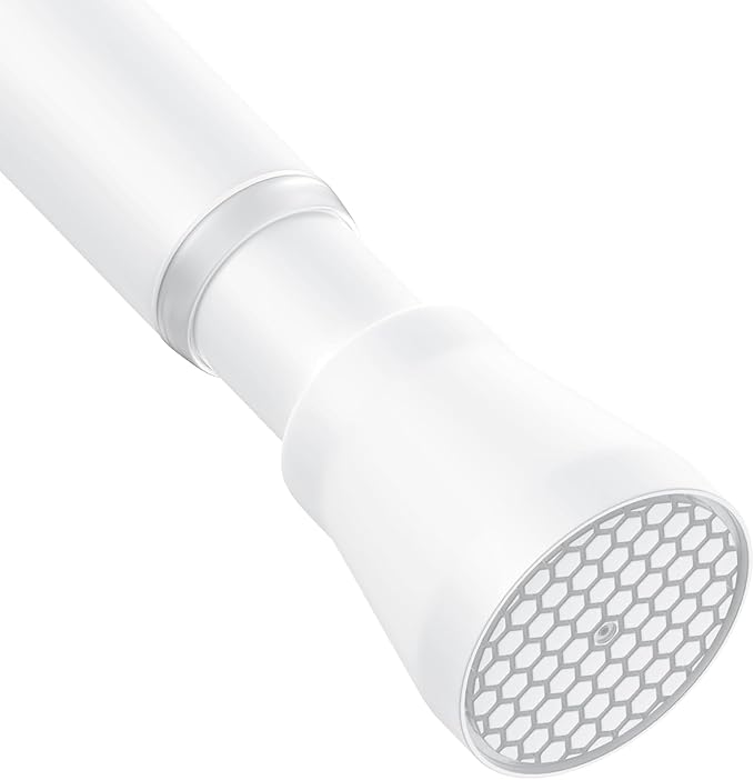 AIZESI Shower Curtain Rod 43 to 73 Inch Adjustable No Drilling, No Slip by AIZESITENSIONROD