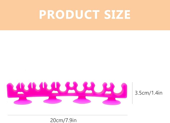 1Pcs Silicone Make up Brush Holder Cosmetic Brush Drying Rack Silicone Makeup - Image 8