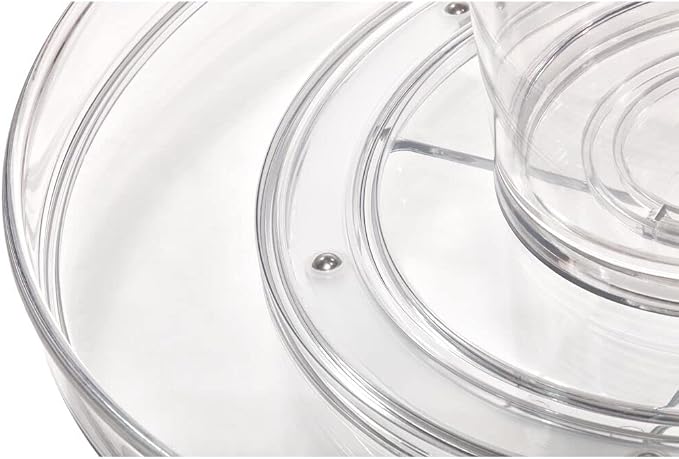 iDesign The Sarah Tanno Collection 11" Lazy Susan Spinning Cosmetic Organizer - Image 4