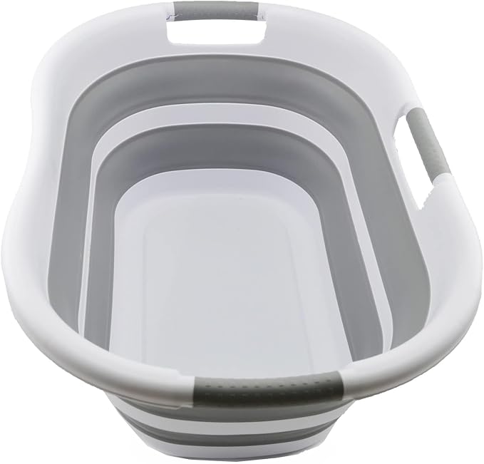 SAMMART 40L Collapsible Plastic Laundry Basket - Image 5