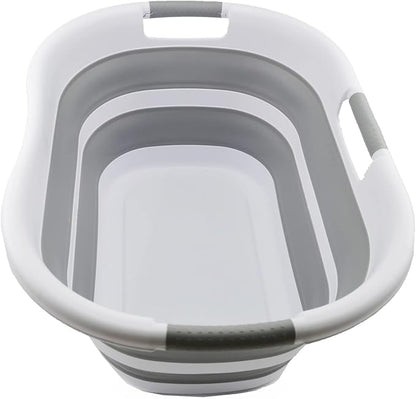 SAMMART 40L Collapsible Plastic Laundry Basket - Image 5