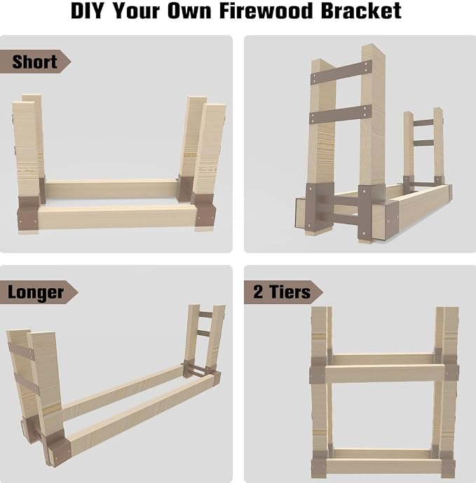 Outdoor Firewood Rack Bracket Kit - Image 7