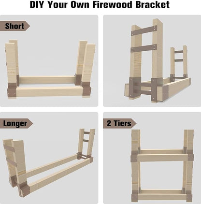 Outdoor Firewood Rack Bracket Kit - Image 7