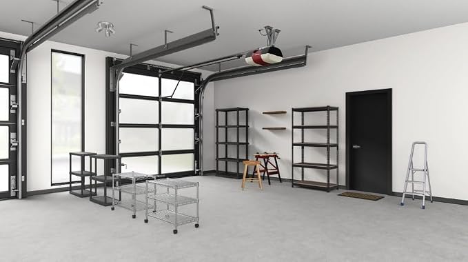 Koolatron Oskar Small Interlocking Shelving Unit, Tool-Free Assembly, Heavy - Image 6