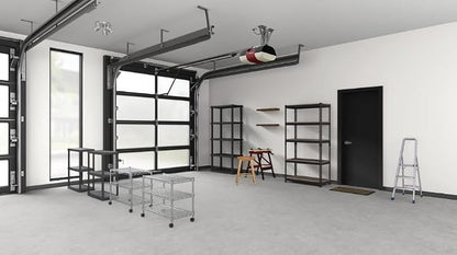 Koolatron Oskar Small Interlocking Shelving Unit, Tool-Free Assembly, Heavy - Image 6