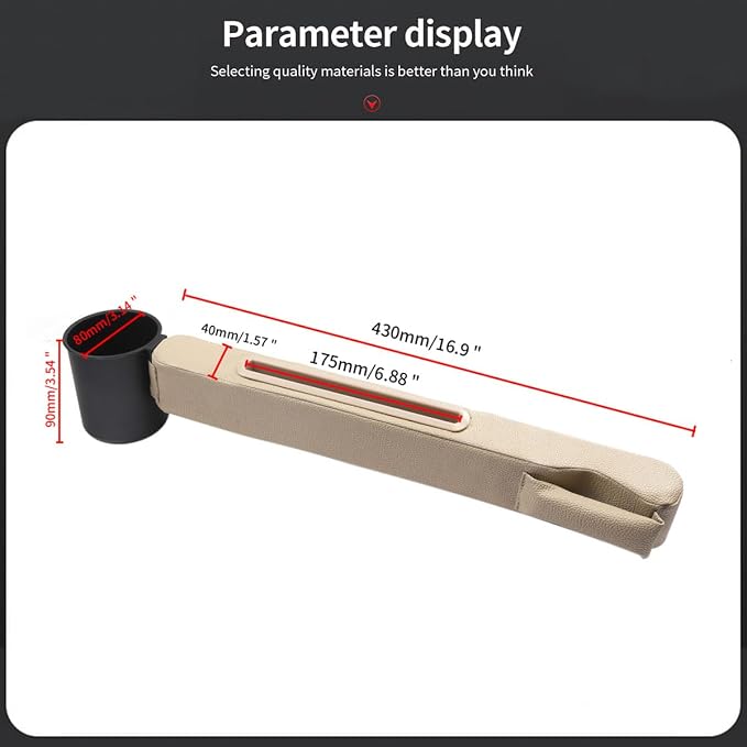 2 Pack Car Seat Gap Filler - Image 7