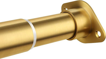 Closet Rod, Adjustable Rod for Hanging Clothes, 42 to 52 Inches Clothes Rod for by LOMILD