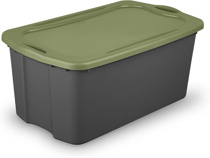 30 Gallon Plastic Storage Bin – Full-Grip Handles, Easy-Carry Stackable Heavy - Image 7