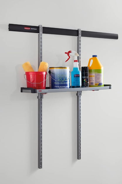 Rubbermaid FastTrack Rail Large Shelf Organization System, Holds up to 50 Pounds - Image 7