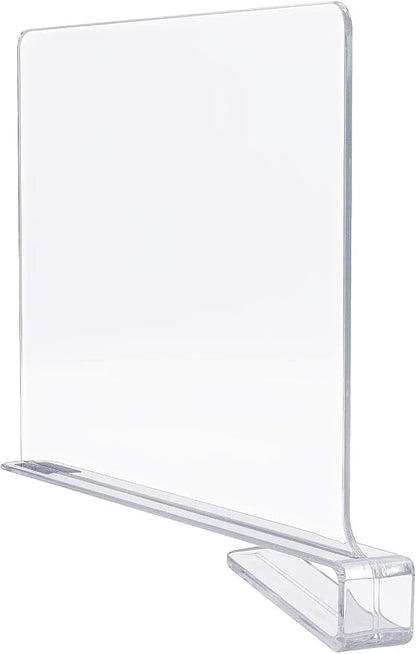 Sorbus 4 Acrylic Shelf Dividers - Image 7
