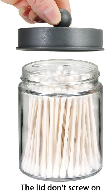 Amolliar Apothecary Jars Bathroom Storage Organizer - Image 3