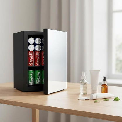 0.9 Cu.Ft Mini Refrigerator and Beauty Fridge, 24 Cans Mini Fridge by Unknown