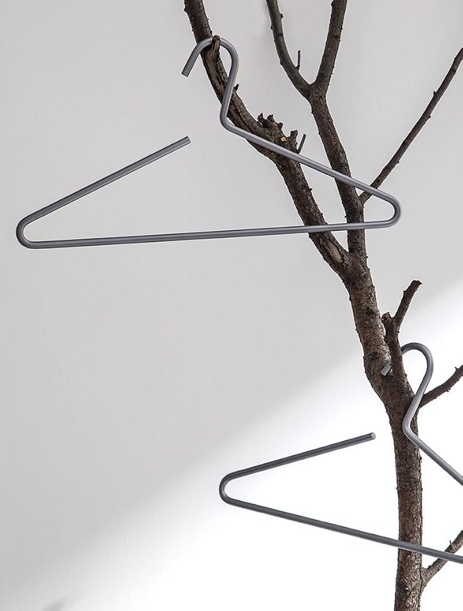 Premium Matte Titanium Gray Aluminum Coat Hangers 10 Piece Set, 16.5” Extra - Image 4