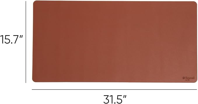 Smead Desk Pad, Vegan Leather Desk Mat - Image 4