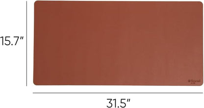 Smead Desk Pad, Vegan Leather Desk Mat - Image 4