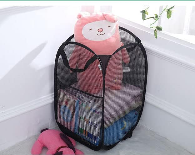 2 pop-up Laundry Hamper，Foldable mesh Laundry Baskets… - Image 3