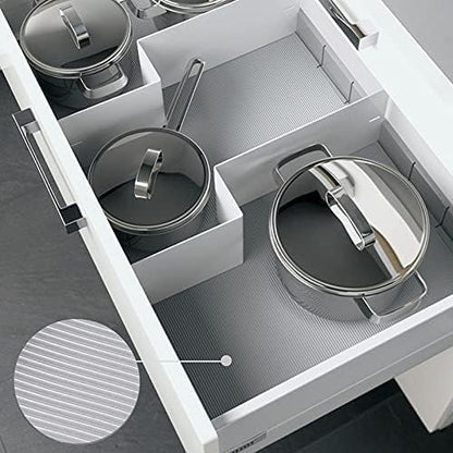 Drawer Liners for Kitchen, Shelf Liners, Washable Oil-Proof Cabinet Liner for - Image 4
