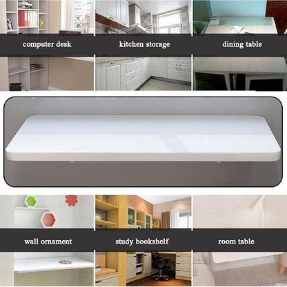 Wall Mounted Folding Table, Stainless Steel Bracket Laundry Folding Table - Image 6