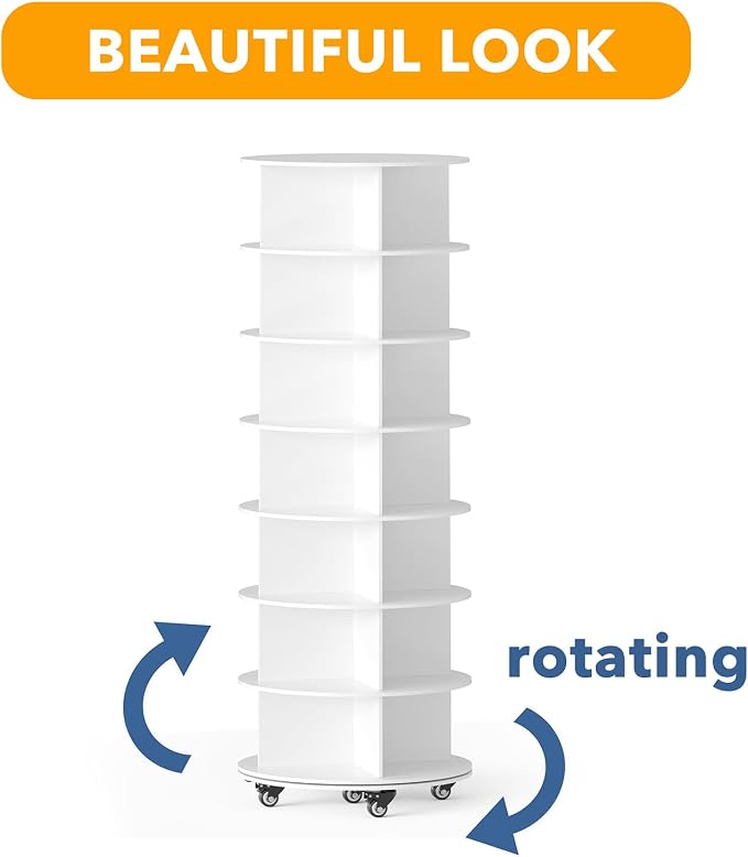 SpaceAid Spinning Shoe Rack - Image 7