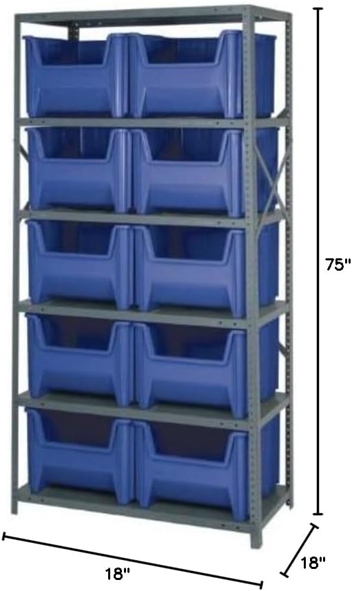 Quantum QSBU-800BL Heavy Duty Shelving Unit - Image 2