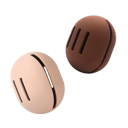 FERYES 2 PCS Makeup Sponge Holder – Shatterproof Eco-Friendly Silicone Beauty by FERYES