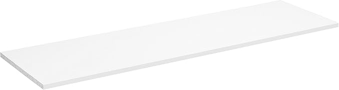 ClosetMaid SuiteSymphony Wood Top Closet Shelf, 48-Inch Wide, Pure White by Unknown