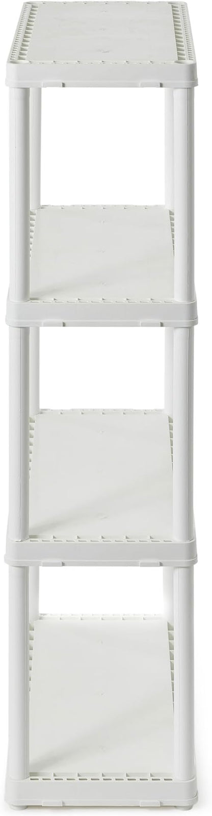 Gracious Living 4 Shelf Fixed Height Solid Light Duty Storage Unit 12 x 24 x 48 - Image 9