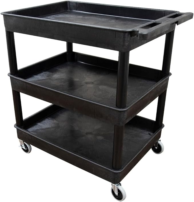 Stand Steady Tubstr Large 3 Shelf Utility Cart | Heavy Duty, Holds Up to 300 - Image 6
