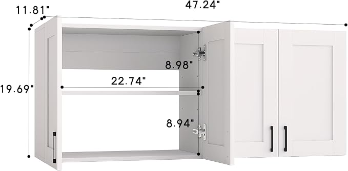 White Laundry Room Cabinets and Storage - Image 3