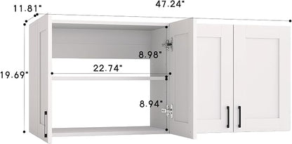 White Laundry Room Cabinets and Storage - Image 3