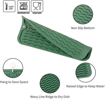 Silicone Dish Drying Mat for Multiple Usage, Easy clean, Eco-friendly, - Image 3