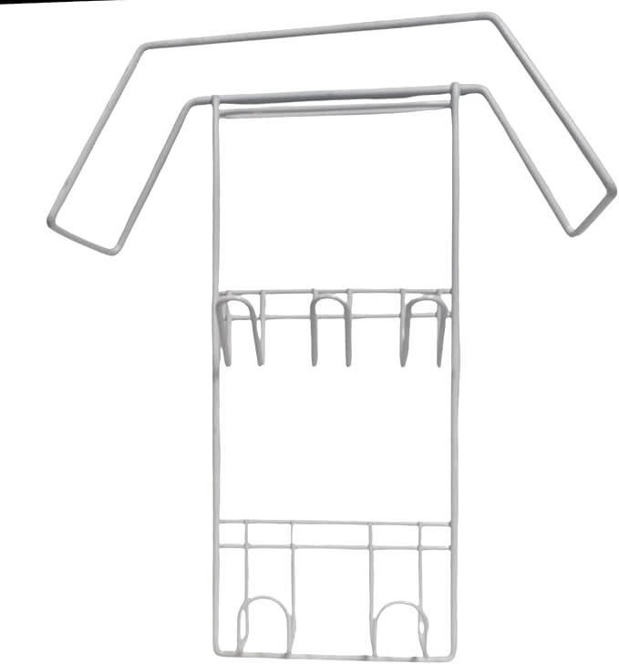 Central Vacuum Cleaner White Wire Hose and Tool Caddy by Unknown