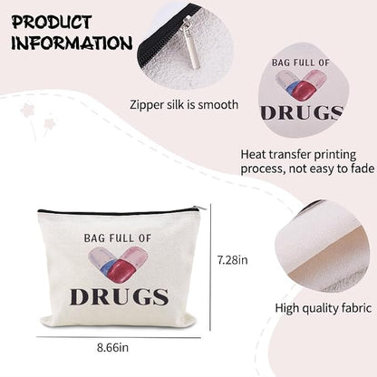 YangQian Funny Medication Bag for Women Nurse Practitioner Birthday Christmas - Image 4
