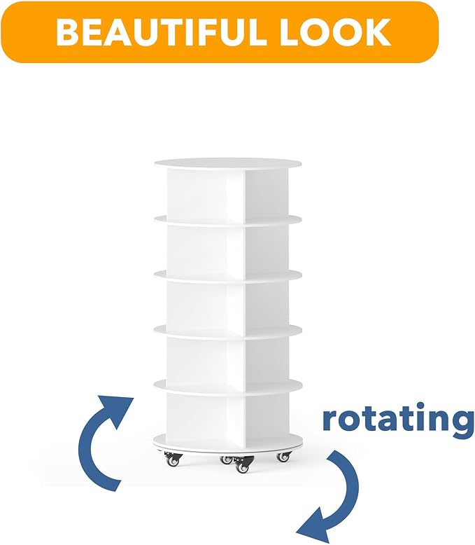 SpaceAid Spinning Shoe Rack - Image 7