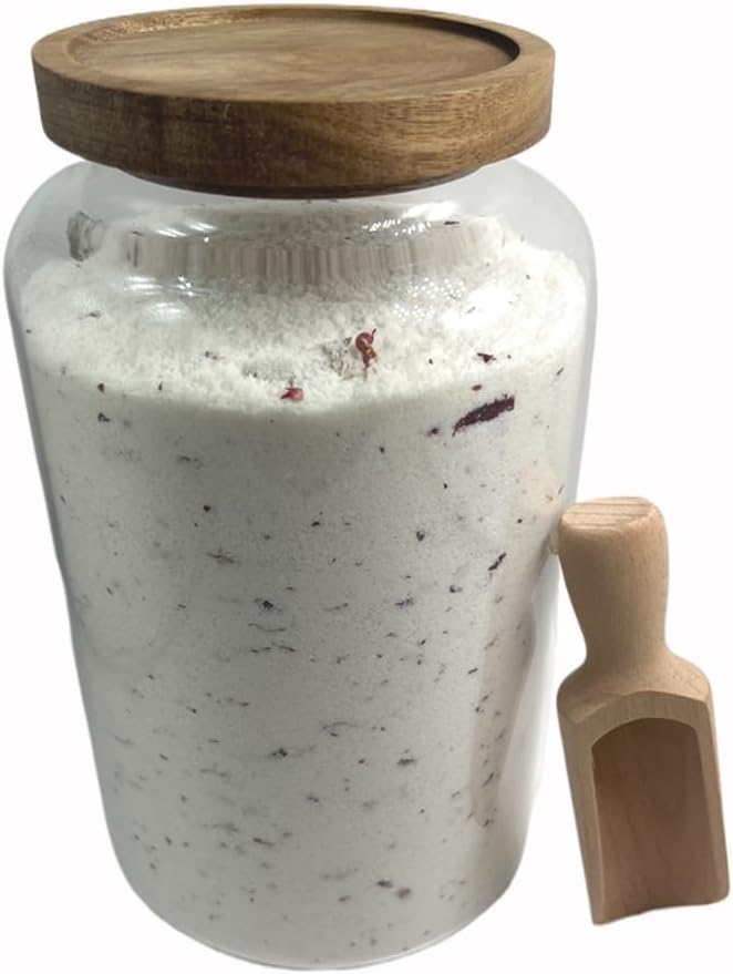 83 oz Bath Salts Glass Jar by BEECOGIF2U