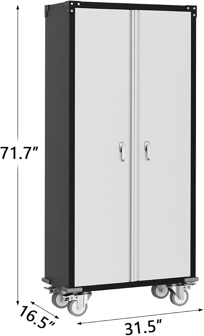GarveeHome Metal Locker Storage Cabinet - Image 2