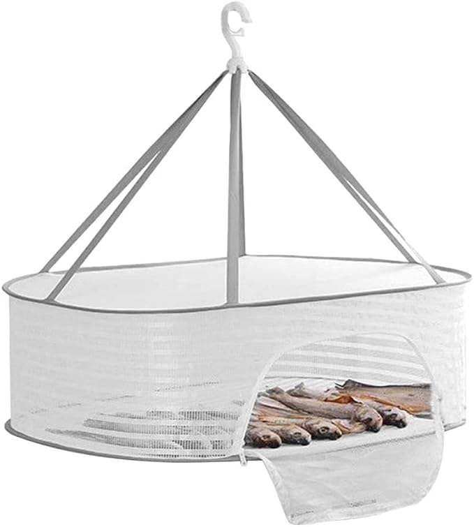 Primst Foldable Drying Fishing Net, Hanging Drying Net Rack Clothes Dry Basket by PRIMST
