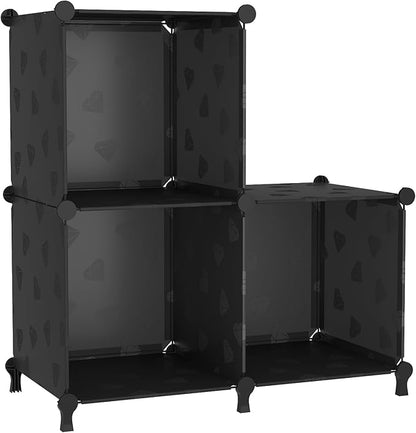UNKU Cube Storage Organizer, 3 Cube Closet Organizer Storage Shelves, DIY by UNKU