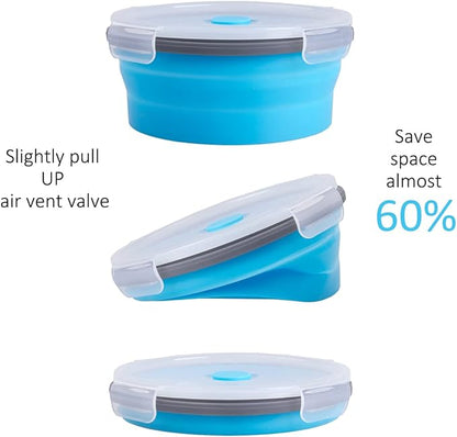 Collapsible Food Storage Containers Round - Image 3