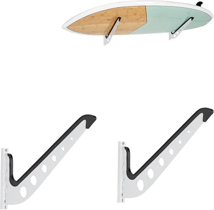 1 Board Surf Rack Wall Mount for Surfboard, Snowboard Storage Adjustable Wall by HIKULAOUTDOORSPORTS