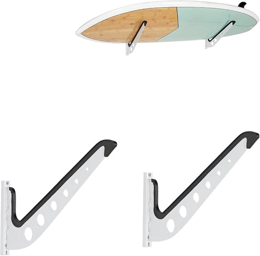 1 Board Surf Rack Wall Mount for Surfboard, Snowboard Storage Adjustable Wall by HIKULAOUTDOORSPORTS