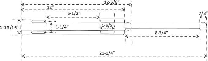 12" Valet Rod Standard for Closet Satin Brass SB Metal - Image 3