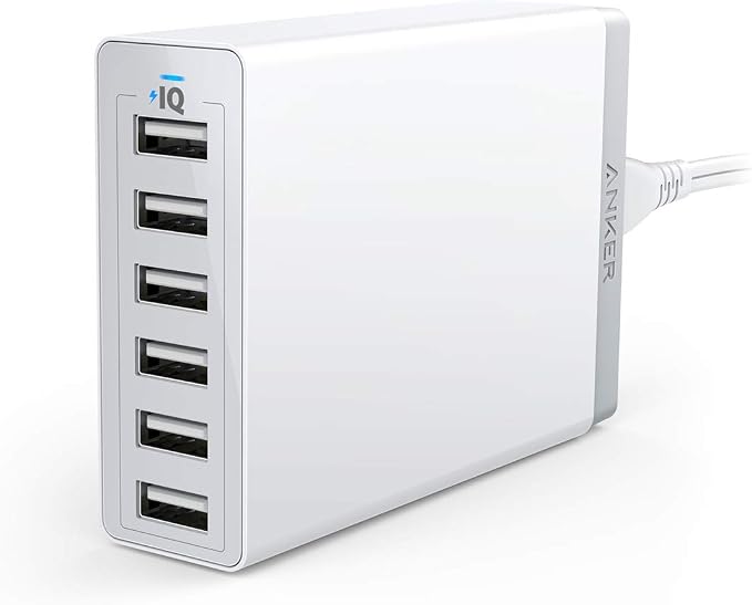 Anker Desktop Charger, 60W 6 Port USB Multiple Charging Hub, PowerPort 6 - Image 4