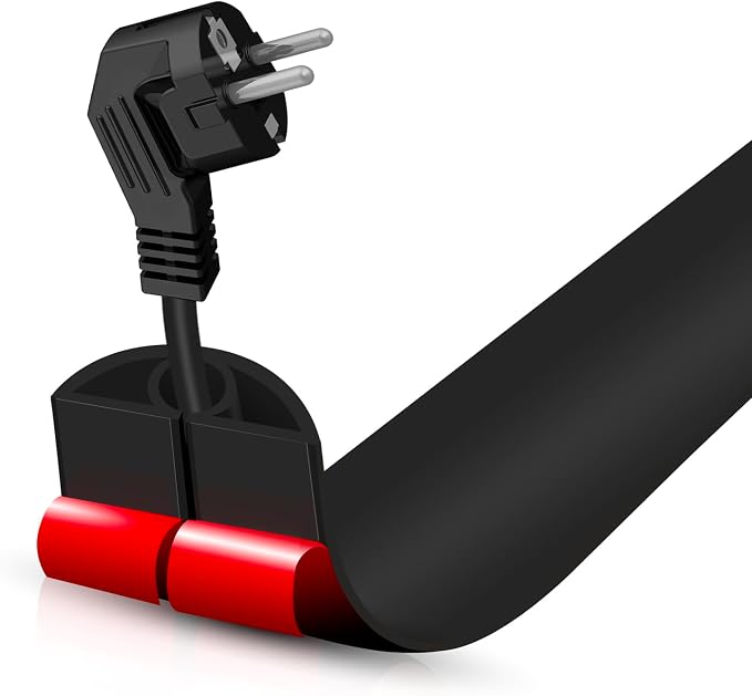 Floor Cord Cover Self Adhesive Cord Hider, 3.3FT Cable Management, Extension by DBHXXMB-HH