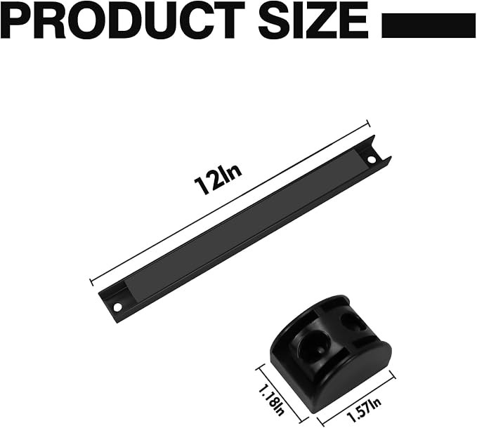 12" Magnetic Tool Holder, 10 Packs Storage Strips Tool Magnet Bar PVC Coated - Image 2