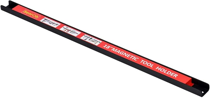 Magnetic Tool Holder 18 Inch 8 Pack Heavy Duty Magnet Tool Bar Strip Rack Wall - Image 3